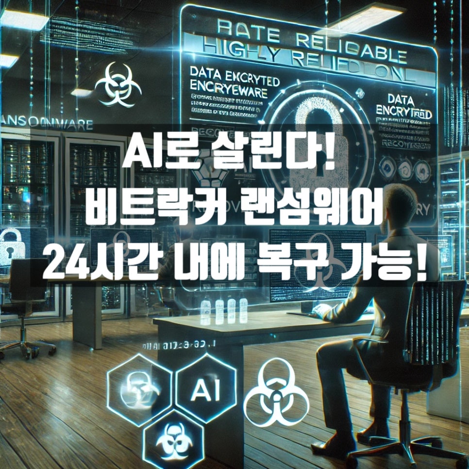 [긴급] AI로 살린다! 비트락커 랜섬웨어, 24시간 안에 복구 복구 자료 1