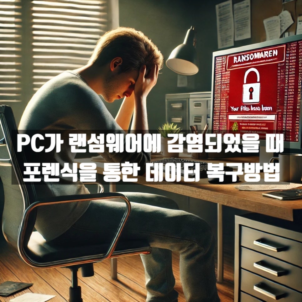 PC가 랜섬웨어에 감염되었을 때 포렌식을 통한 데이터 복구방법 복구 자료 1